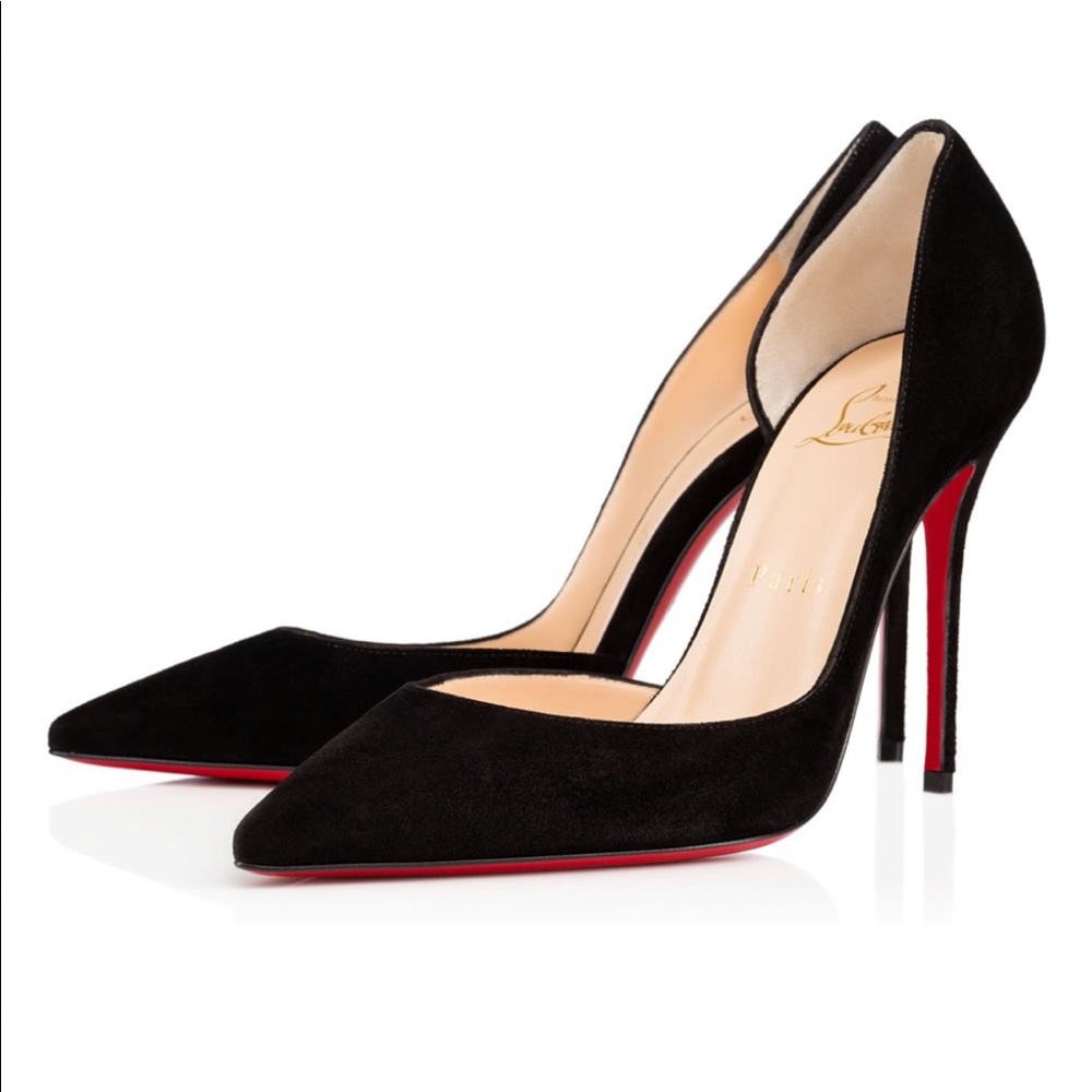 Christian Louboutin Iriza 100 • Black Veau Velours